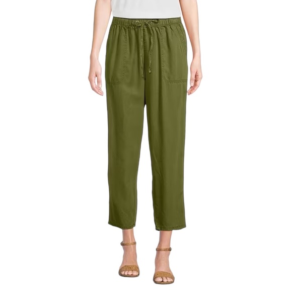 Nurture by Westbound Green Utility Straight Leg Draw string Pants - Picture 13 of 13